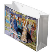 Grand Sac Cadeau Eugene Grasset - Panneau décoratif Harmony (Devant Angle)