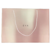 Grand Sac Cadeau EVA Rose Gold Blush Pearly Minimal Cadeau (Dos)