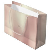 Grand Sac Cadeau EVA Rose Gold Blush Pearly Minimal Cadeau (Devant Angle)