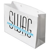 Grand Sac Cadeau Événement Promotion Business Swag (Dos Angle)