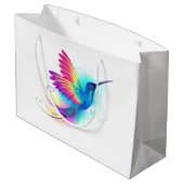 Grand Sac Cadeau Exotic Rainbow Hummingbird (Dos Angle)