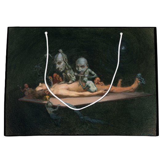 Grand Sac Cadeau Expérience de mort imminente d'un homme et esprits (Devant)