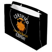 Grand Sac Cadeau Expert certifié en nugget de poulet (Dos Angle)