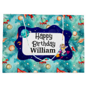 Grand Sac Cadeau Explorateur d'espaces pour enfants (Dos)