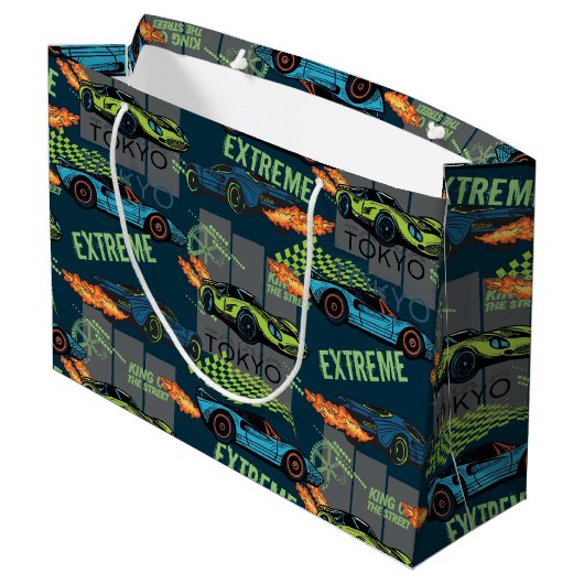 Grand Sac Cadeau Extreme Tokyo Street Racing Pattern (Dos Angle)