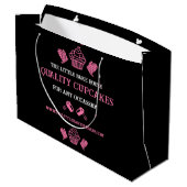 Grand Sac Cadeau Fabricant de Cupcakes (Dos Angle)