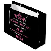 Grand Sac Cadeau Fabricant de Cupcakes (Devant Angle)