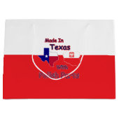 Grand Sac Cadeau Fabriqué Au Texas Avec Pièces Polonaises (Devant)