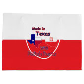 Grand Sac Cadeau Fabriqué Au Texas Avec Pièces Polonaises (Dos)