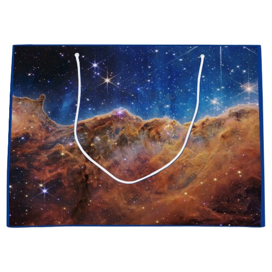 Grand Sac Cadeau Falaises cosmiques Carina Nebula Space Webb Telesc (Devant)