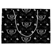 Grand Sac Cadeau Faucon de la tête de mort (Dos)