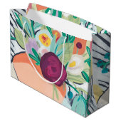 Grand Sac Cadeau Fauvist Floral II (Dos Angle)