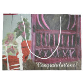 Grand Sac Cadeau Félicitation pour une nouvelle maison (Dos)