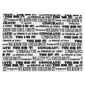 Grand Sac Cadeau Félicitations à l'école pour les diplômes (Dos)