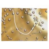 Grand Sac Cadeau Félicitations Bulles de Champagne (Dos)