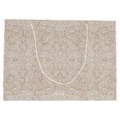 Grand Sac Cadeau Félicitations !- Cadeau neutre grande Tresse Quant (Dos)