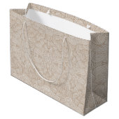 Grand Sac Cadeau Félicitations !- Cadeau neutre grande Tresse Quant (Dos Angle)