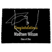 Grand Sac Cadeau Félicitations Classe de Modèle 2024 (Devant)