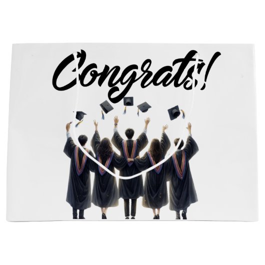 Grand Sac Cadeau Félicitations Grandes Écoles (Devant)