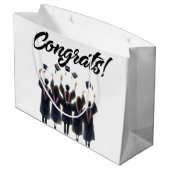 Grand Sac Cadeau Félicitations Grandes Écoles (Dos Angle)