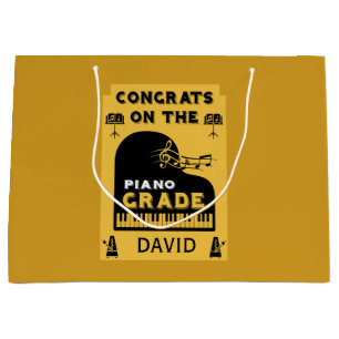 Grand Sac Cadeau Félicitations Piano Music Exam