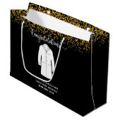 Grand Sac Cadeau Félicitations White Coat Physician Doctor (Devant Angle)