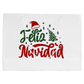Grand Sac Cadeau Feliz Navidad (Dos)