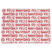 Grand Sac Cadeau Feliz Navidad Red Chile Pepper (Devant)