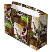 Grand Sac Cadeau Femme King (Dos Angle)