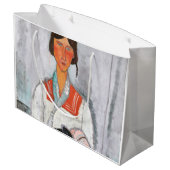 Grand Sac Cadeau Femme tzigane avec bébé, Modigliani (Dos Angle)