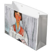 Grand Sac Cadeau Femme tzigane avec bébé, Modigliani (Devant Angle)