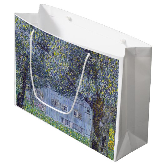 Grand Sac Cadeau Ferme, Gustav Klimt (Devant Angle)
