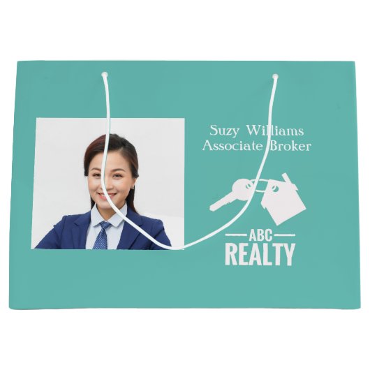 Grand Sac Cadeau Fermeture du client immobilier (Devant)