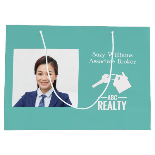 Grand Sac Cadeau Fermeture du client immobilier (Dos)