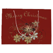 Grand Sac Cadeau Festive Holiday Laurel (Dos)