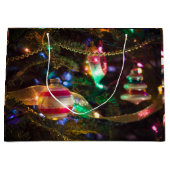 Grand Sac Cadeau Festive Vintage (Devant)