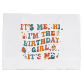 Grand Sac Cadeau Fête Anniversaire Unique C'Est Moi Bonjour Im L'An (Dos)