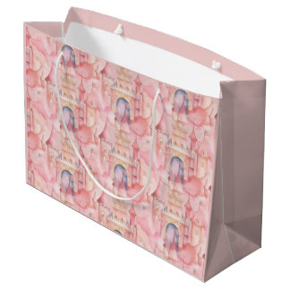 Grand Sac Cadeau Fête d'anniversaire de la princesse