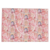 Grand Sac Cadeau Fête d'anniversaire de la princesse (Dos)