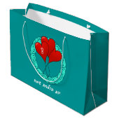 Grand Sac Cadeau fête d'anniversaire hébraïque (Dos Angle)