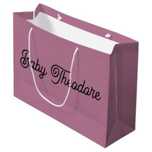 Grand Sac Cadeau Fête de Baby shower personnalisée Favoriser Garçon