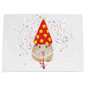 Grand Sac Cadeau Fête de hamster - Animaux ayant une fête (Devant)