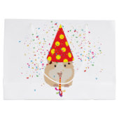 Grand Sac Cadeau Fête de hamster - Animaux ayant une fête (Dos)
