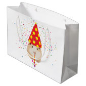 Grand Sac Cadeau Fête de hamster - Animaux ayant une fête (Dos Angle)