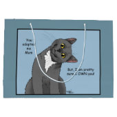 Grand Sac Cadeau Fête de la mère de l'adoption (Dos)