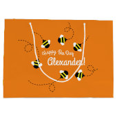 Grand Sac Cadeau Fête de l'abeille (Dos)