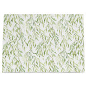 Grand Sac Cadeau Fête de mariage Green Leaves (Devant)