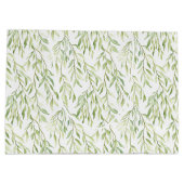 Grand Sac Cadeau Fête de mariage Green Leaves (Dos)