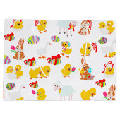 Grand Sac Cadeau Fête de Pâques motif (Dos)