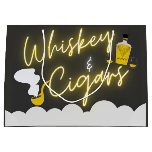 Grand Sac Cadeau Fête d'enterrement de vie de garçon drôle (Devant)